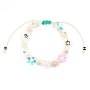 Souza Armbandje Flory ecru met bloemen